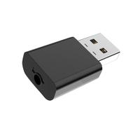 Housoutil Adaptateur Émetteur-récepteur Audio sans Fil 5.0 USB Compact pour Maison Et Voiture, Compatible Pc TV Smartphone, Transmission Stable Latence, Noir