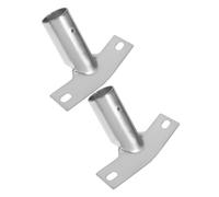 Housoutil Adaptateur Fileté pour Manche de Balai 2 Pièces Support de Manche en Métal Accessoires pour Balais à Franges Nettoyage Sol Maison