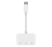 Housoutil Adaptateur USB-c Compact Prise Casque 3,5 Mm, Support U-Disk et Contrôle Filaire, Compatible PC Portable, Audio Externe et Charge Rapide Pd, Usage Professionnel et Mobile