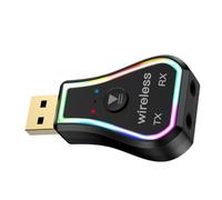 Housoutil Adaptateur USB pour Voiture - Récepteur/émetteur sans Fil pour TV Pc Chaîne Stéréo Mp3 Smartphone Tablettes Casque - Haute Qualité