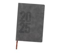 Housoutil Agenda Portable Anglais Planificateur Compact Gris pour Gestion Du Cahier Journalier Bloc-notes pour Étudiants et Organisation Quotidienne