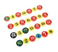 Housoutil Aimants Magnétiques, 27 Pièces pour Accessoires de Remplacement Adhérence Tableau D'entraînement de Football en Plastique pour Coaching Sportif