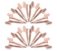 Housoutil Anneaux en Métal pour Coiffure 10pcs, Outil de Séparation Chic pour Tresses Françaises, Organisation D'objets Petits, pour Salons de Beauté Professionnels