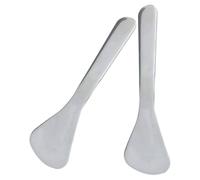 Housoutil Applicateur de Massage Oculaire Multifonction 2 Pièces Spatule Cosmétique pour Crème Contour des Yeux Bâton de Massage Visage Portable Outil Soin Peau pour Fatigue et Poches