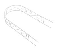Housoutil Arche et Compact Décor Délicat en Fer Blanc Miniature de Mariage Accessoire DIY Élégant pour Mini Jardin ou Maison de Poupée pour Scènes de Mariage