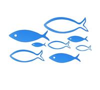 Housoutil Autocollant Mural Miroir 3d En Forme De Poisson Pour Décoration De Poisson Et Facile À Appliquer Pour Salle De Bain Salon