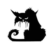 Housoutil Autocollants De Fenêtre Halloween Chat Noir Décorations Murales Amovibles Pour La Maison Les Fêtes Et Les Bars