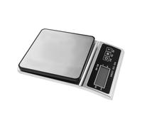 Housoutil Balance Cuisine Électronique en Acier Inoxydable 3 Kg Précision 01 G Mini Balance Numérique Portable pour Pâtisserie et Cuisson de Poche Multifonctionnelle sans Pile