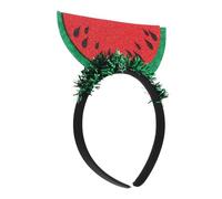 Housoutil Bandeau à Cheveux Accessoire Coiffure Ajustement Élastique Confortable Pastèque en Paillettes et Tissu Feutré pour Femme Adorable Vie Quotidienne