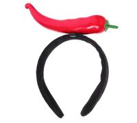 Housoutil Bandeau de Fête Amusant de Piment Rouge, Accessoire Cheveux pour Cosplay et Soirée, Coiffe Légère et Confortable pour Adultes et Garçon et Filles, Décoration Cheveux Originale