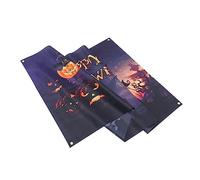 Housoutil Bannière Décorative Halloween avec Citrouille Et Nuit De Lune pour Arrière-Plan De Photomaton Et Décoration Murale