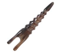 Housoutil Bâton D'acupuncture Multifonction en Matériau Synthétique pour Massage et Grattage, Forme en Y Ondulée, pour Relaxation à Domicile Voyage