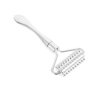 Housoutil Bâtonnet de Crème Contour des Yeux Applicateur à Bille en Métal Roll-On Compact et Portable pour Femme Outil de Beauté Visage Stimulant la Circulation Sanguine et Réduisant les