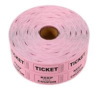Housoutil Billets de Tombola Colorés en Papier Rose pour Carnaval et Soirées, Rouleau Interactif et Agréable, pour Activités Festives et Jeux de Loterie