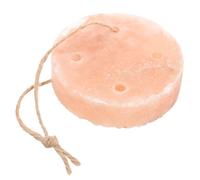 Housoutil Bloc de Sel Minéral Naturel pour Hamster et Rat, à Mâcher Réutilisable sans Bavure, pour Maison, Bloc Beige Oligo-éléments Essentiels