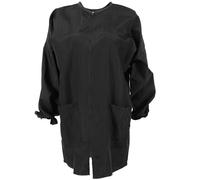 Housoutil Blouse de Coiffeur Imperméable et Respirante Tablier Léger de Travail Unisexe Coupe-Vent Protection Anti-Poils pour Salon de Coiffure Coiffure et Jardinage Taille Unique