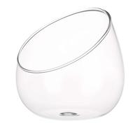 Housoutil Bocal en Verre Rempli de Mousse Vase en Verre Paysage Forme Biseautée et Bulle pour Succulentes et Fleurs Décoration de Bureau et Rebords de Fenêtre Compact et Scellé