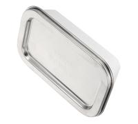 Housoutil Boîte à Beurre en Acier Inoxydable 304 Argenté 320 Ml Couvercle Résistant Haute et Basse Température pour Conservation et Cuisson à Domicile et Restauration