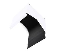 Housoutil Boîte à Lumière Photo avec LED Studio Photo Portable pour Photographie de Produits Fond Noir et Blanc pour Photographes Débutants et