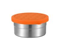 Housoutil Boîte à Lunch Portable en Acier Inoxydable 304 Couvercle en Silicone Étanche, Compacte Conserver Riz et Aliments Lors de Repas en Plein Air