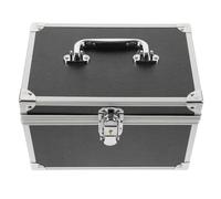 Housoutil Boîte à Outils Multifonction en Alliage D'aluminium Petite Taille 24x16x16 Cm Poignée, Intérieur Étanche pour Rangement Organisé D'outils, Coffret Portable Salon de Beauté