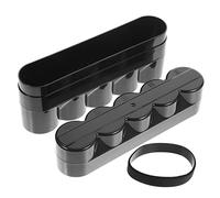 Housoutil Boîte Boîte De Rangement De Films Cas De Film Portable Mallette De Transport De Films Cas De Conteneurs De Stockage Étui pour Appareil Photo Argentique Dur Black Plastique