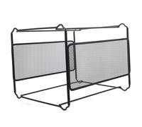 Housoutil Boîte Cintre A4 déposer Une Caisse organisateurs de Bureau et Rangement Porte-Documents Suspendus Organisateur de fichiers Rack de fichiers de Bureau Porte-fichier Le Fer Noir