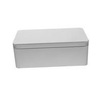 Housoutil Boîte De 2 Pièces Coffret Cadeau En Fer Blanc Boîte De Rangement En Métal Petite Boite Avec Couvercle Grand Récipient En Étain Petite Boîte En Fer Blanc Pot De Stockage Ancien