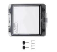 Housoutil Boîte de Distribution Étanche pour 5 Disjoncteurs Protection Murale Anti-Éclaboussures Fenêtre de Visualisation Boîtier Résistant à L’Eau pour Tableau Électrique Intérieur