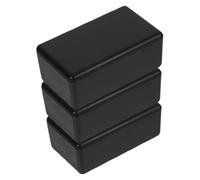 Housoutil Boîte de Jonction Électrique Étanche en Abs Noire 61x36x25mm pour Installation Pratique à Domicile Bureau, Lot de 3 Pièces