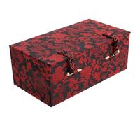 Housoutil Boîte de Rangement en Flanelle pour Instruments de Musique, Capacité Modérée Paire de Clappers, Style Vintage Élégant, Boîte Fiable pour Garçon et Filles et Adultes