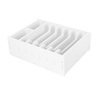 Housoutil Boîte de Rangement Multi Monnaie et Billets Organiseur de Bureau Compact pour Reçus Tiroir Caisse pour Magasin Restaurant et Bureau