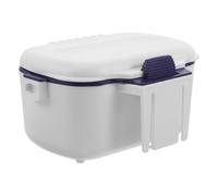 Housoutil Boîte Isotherme Portable Asticots avec Double Compartiment en Plastique, Pêche en Extérieur Sorties de Pêche