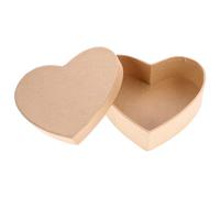 Housoutil Boîte Présent de Cœur en Papier Kraft Taille S, Lot de 1, Emballage DIY pour Fleurs et Bonbons, Usage Fête Saint-valentin, Présent Romantique et Décoration Maison