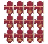 Housoutil Boîtes à Dragées Mariage Style Chinois Rouge Profond Grand Format 20 Pièces Boîte à Friandises pour Invités Chocolats Porte-dessert pour Fête