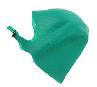 Housoutil Bonnet de Coiffure à Mèches en Silicone Vert, Bonnet de Coloration pour Mèches avec Perforations Précises, Outil de Salon Professionnel pour Décoloration et Teinture Capillaire,