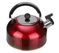 Housoutil Bouilloire Sifflante Cuisinière en Acier Inoxydable de 2 litres Bouilloire de Camping de Plaques de Cuisson pour Cuisinière à Gaz Plaque à Induction