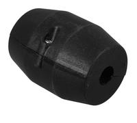 Housoutil Boule de Gravité Noire en Abs pour Robinet Cuisine, Poids du Tuyau Résistant aux Chocs, Accessoire Moderne et Polyvalent pour Évier Extractible