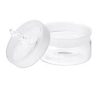 Housoutil Bouteille de Pesée en Verre Pesée Précise Forme Basse pour Laboratoire et Scellage des Contenus, pour Échantillons Solides