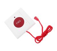 Housoutil Bouton D'appel D'urgence Blanc à Double Alarme en Plastique, Facile à Utiliser, pour Hôpitaux et Maisons, Dispositif D'assistance pour Personnes Âgées et Handicapées