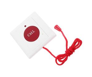Housoutil Bouton D'appel D'urgence Blanc à Double Alarme en Plastique, Facile à Utiliser, pour Hôpitaux et Maisons, Dispositif D'assistance pour Personnes Âgées et Handicapées