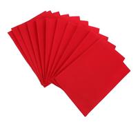 Housoutil Brassard de Capitaine de Football Vierge Rouge, Lot de 10, Coton | Identification du Rôle, Bricolage Facile, pour Événements et Service de Sécurité, Organisateurs Scolaires