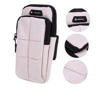 Housoutil Brassard Téléphone Portable Élastique Rose Protection Mobile Flexible et pour Course Fitness Unisexe