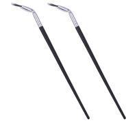 Housoutil Brosse à Cils Inférieurs Incurvée en Éventail 2 Pièces Applicateur de Maquillage Compact et Léger Outil Précis pour Sourcils et Cils Usage Quotidien et Présent Féminin