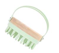 Housoutil Brosse à Shampoing Brosse Douce en Silicone Vert, Masseur de Cuir Chevelu pour Nettoyer et Soulager la Fatigue pour Usage Quotidien