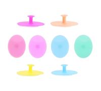 Housoutil Brosse en Silicone pour Bébé 8pcs, Brosse à Shampoing Douce pour Garçon et Filles, Outil de Nettoyage et Massage du Cuir Chevelu Couleur Aléatoire