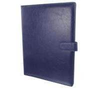 Housoutil Business Padfolio PU avec Clip Rigide Organiseur Multi Poches pour Documents et Stylo Dossier Portable pour Réunions et Entretiens