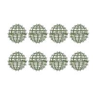 Housoutil Cadre de Boule Topiaire Vert en Plastique Léger Résistant la Pluie Soleil pour Décoration de Jardin et Arrangement Floral de Mariage, Lot de 8 Pièces