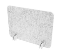 Housoutil Cadre de Bureau Écran de confidentialité Cloison réduisant Le Bruit Cloison pour étudiants Absorber séparateurs de Bureau diviseur de Bureau diviseurs de Table Feutre Light Grey