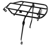 Housoutil Cadre de Siège Arrière de Vélo en Métal Noir, Design Épaissi et Étanche, Support Stable pour Garçon et Filles, Porte-Bagage Vélo Arrière pour Transport Sécurisé